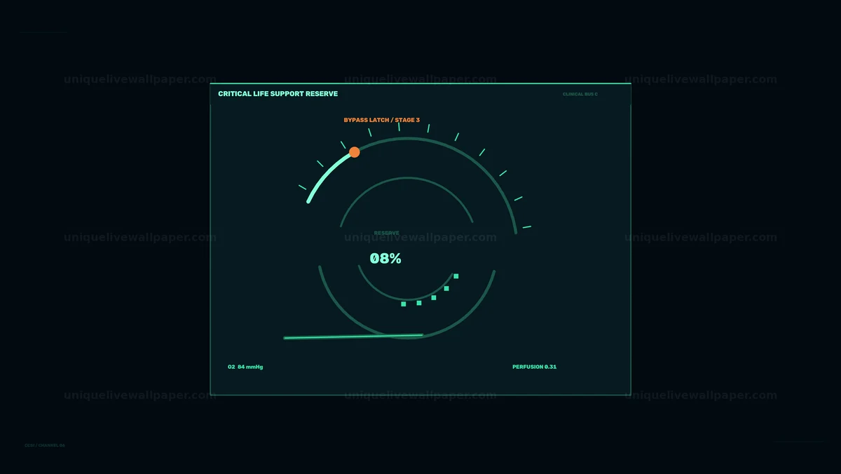 Critical Life Support Reserve HUD Seamless Loop