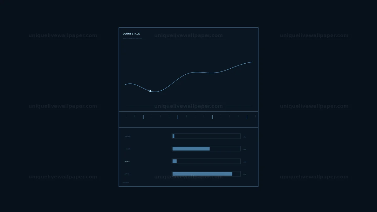 Election Results Count Dashboard Seamless Loop