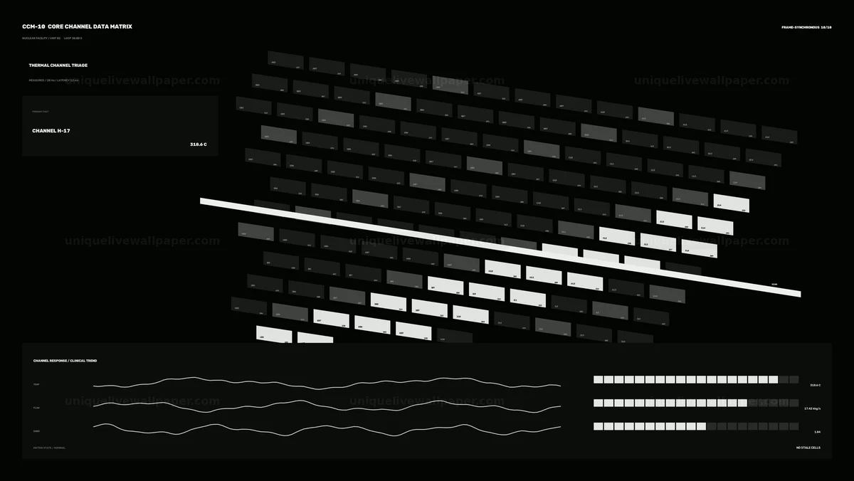 Nuclear Facility Core Monitoring HUD Seamless Loop