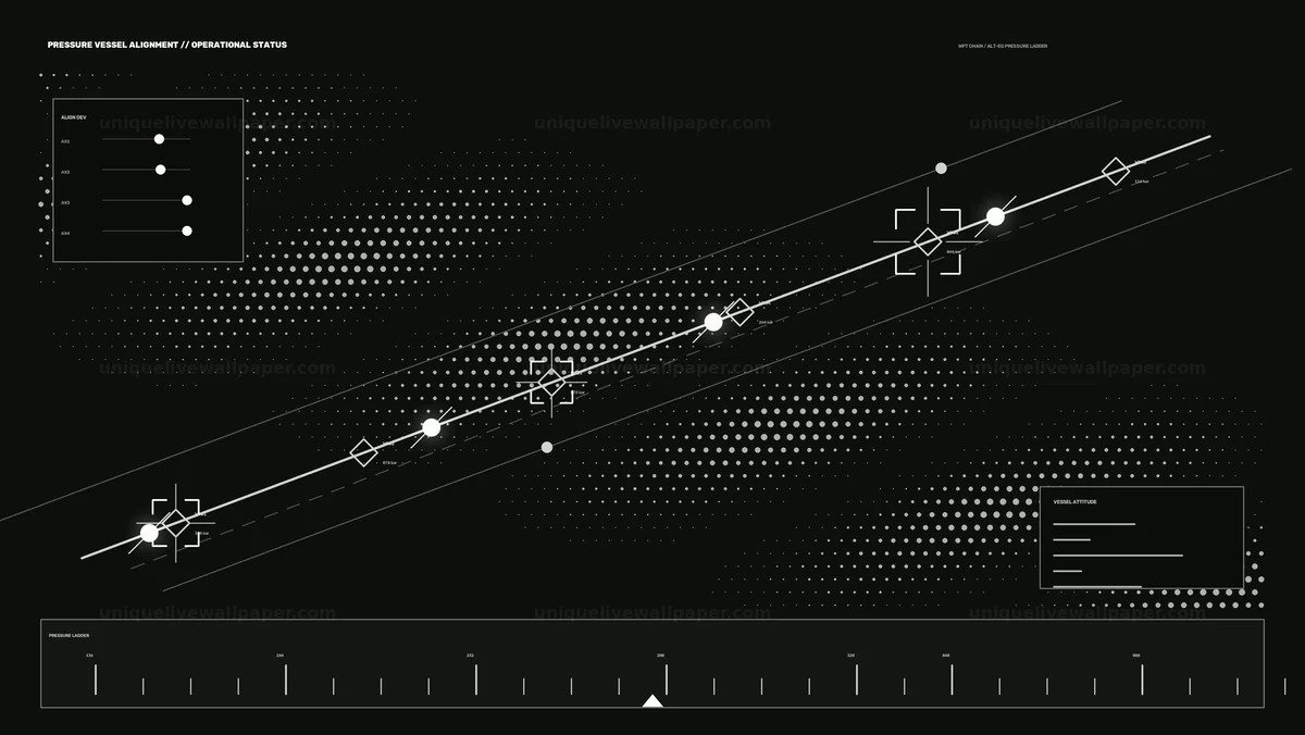 Watermarked thumbnail for Reactor Operational Status HUD Seamless Loop