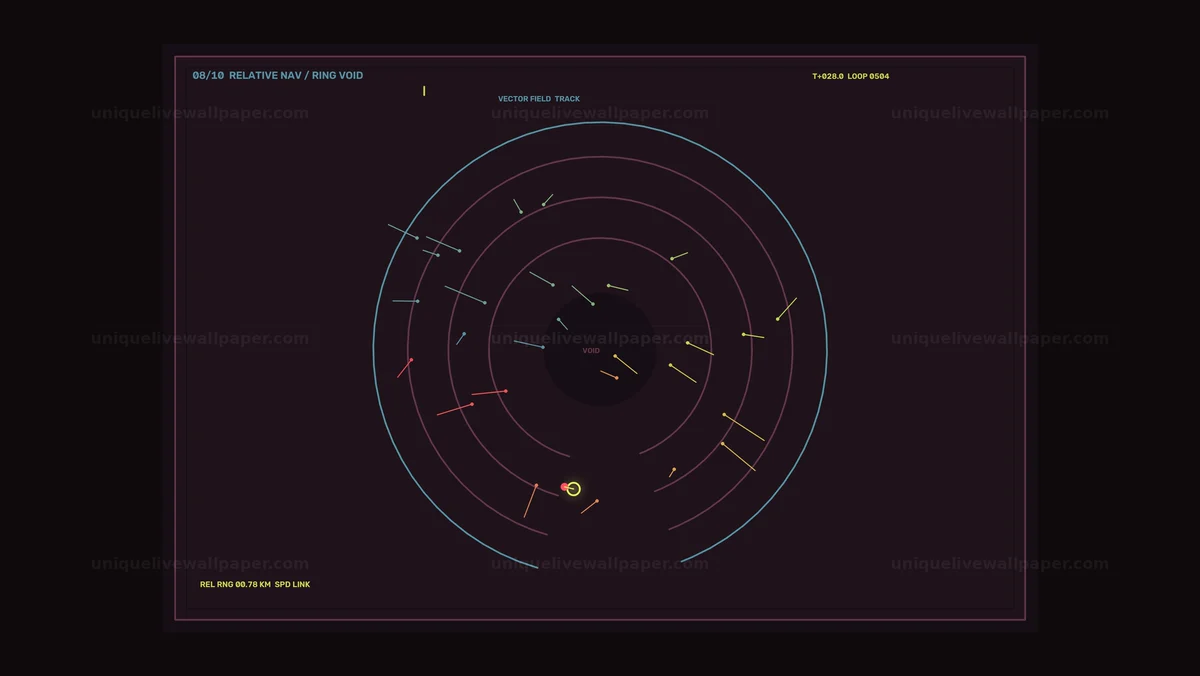 Watermarked thumbnail for Spacecraft Autopilot Navigation Display Seamless Loop