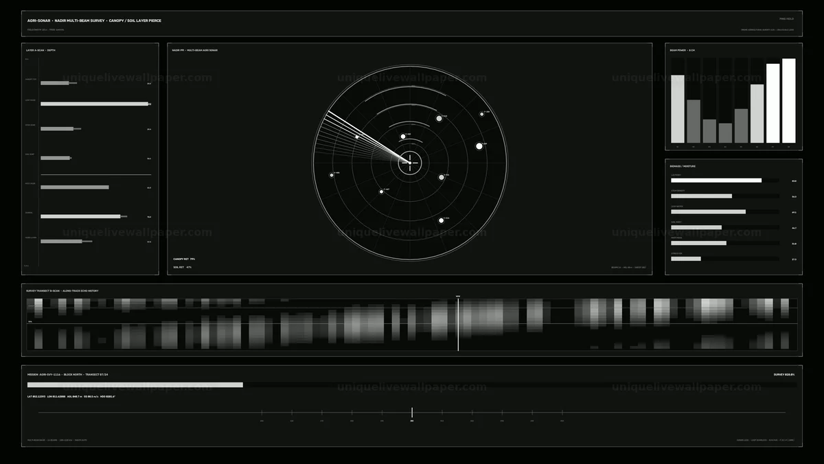 Watermarked thumbnail for Drone Agricultural Survey Radar HUD