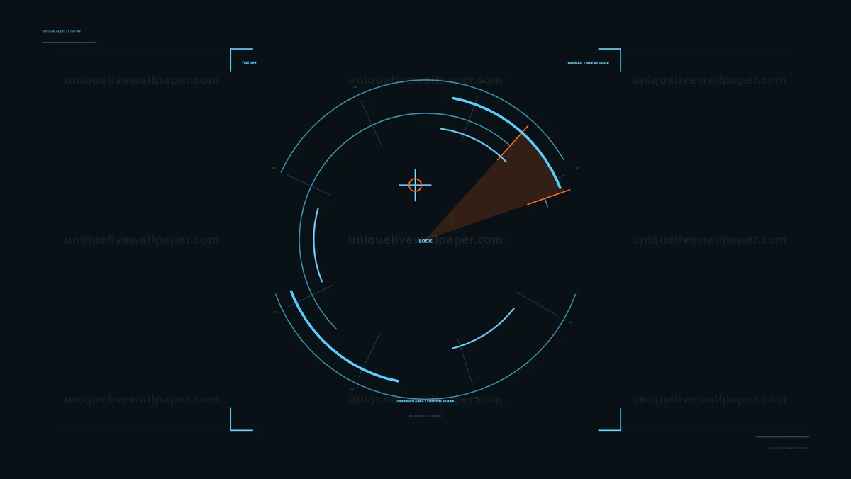 Watermarked thumbnail for Critical Alert Targeting FUI HUD Seamless Loop