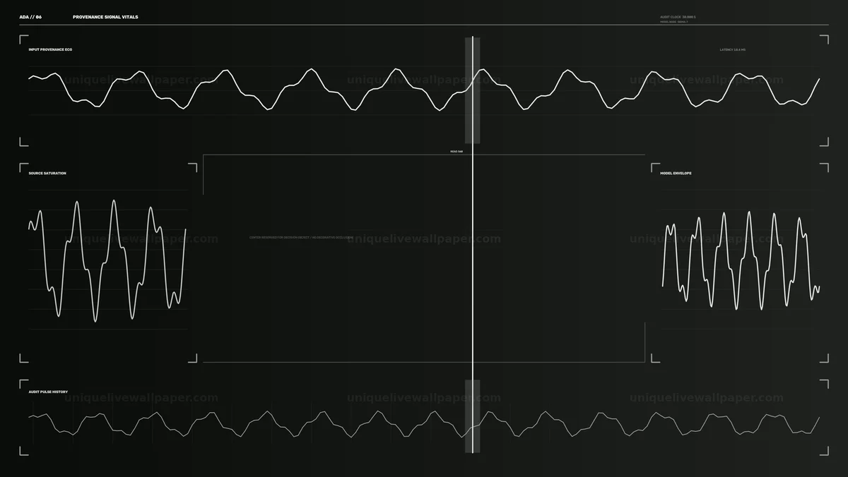 AI Decision Audit Telemetry HUD Seamless Loop