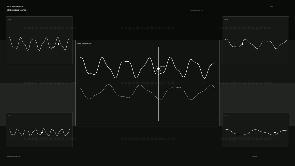 Cosmic Coordinates Waveform HUD Seamless Loop