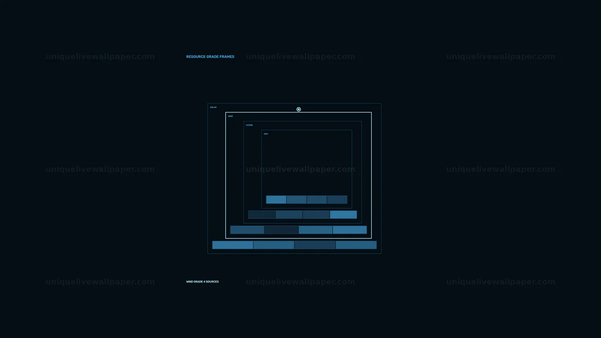Watermarked thumbnail for Clean Energy Resource Dashboard HUD Seamless Loop