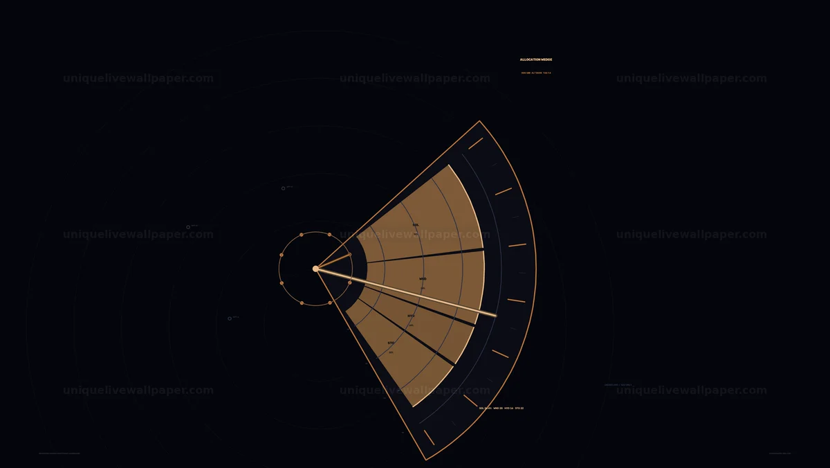 Watermarked thumbnail for Radial Allocation Dashboard Seamless Loop