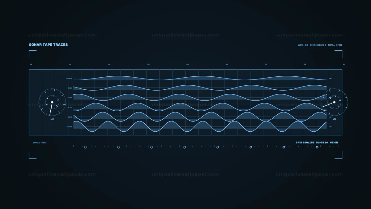 Watermarked thumbnail for Decision Support Data HUD Seamless Loop