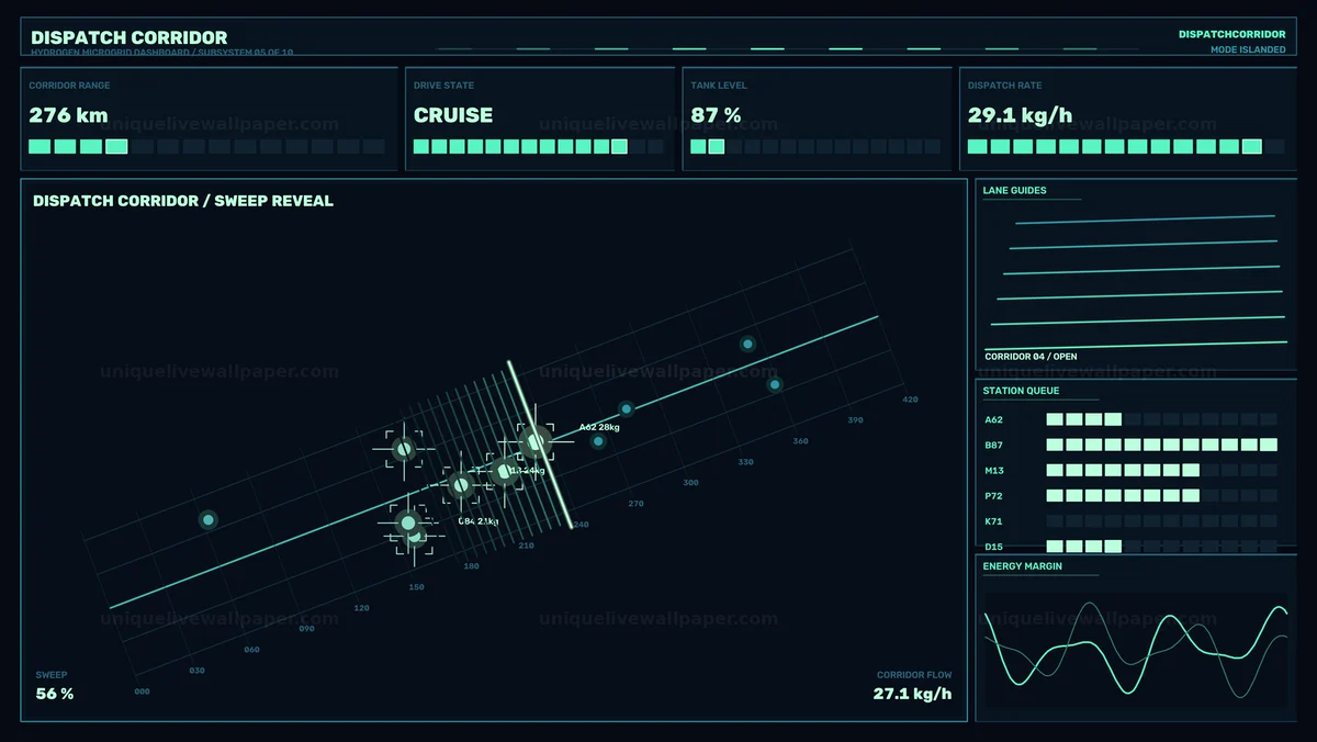 Hydrogen Microgrid Control Dashboard Seamless Loop