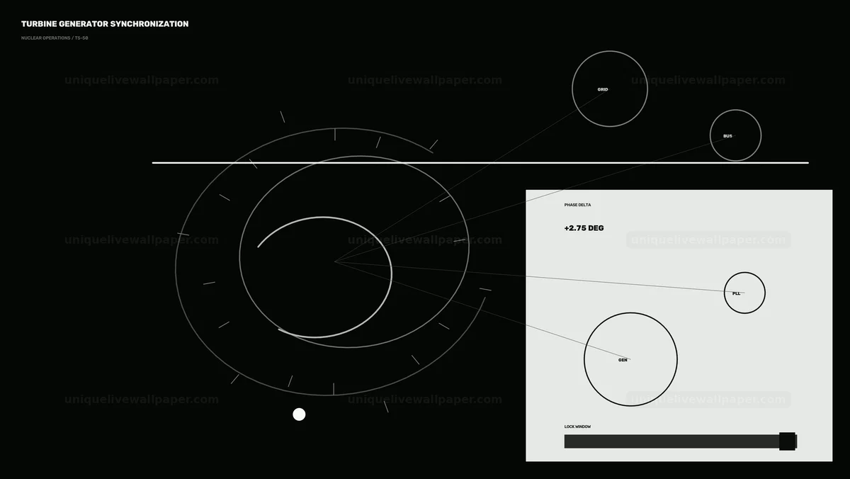 Watermarked thumbnail for Nuclear Operations Control HUD Turbine Synchronization Seamless Loop