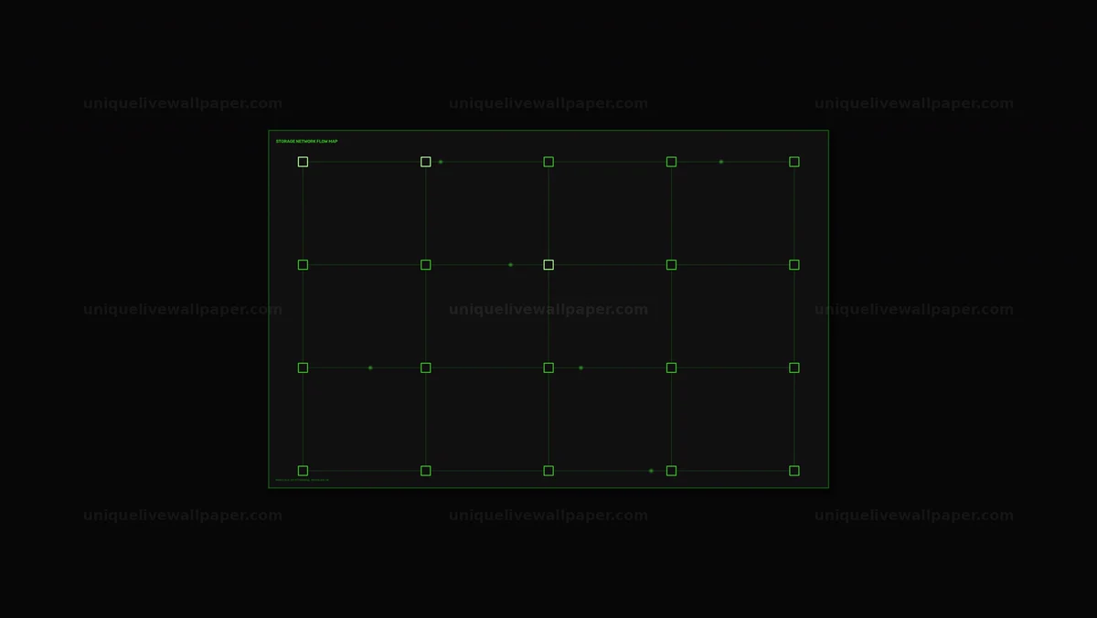 Watermarked thumbnail for Storage Network Flow Map HUD Seamless Loop