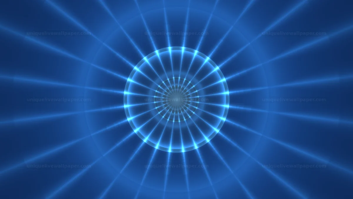 Watermarked thumbnail for Blue Radial Light Tunnel Seamless Loop