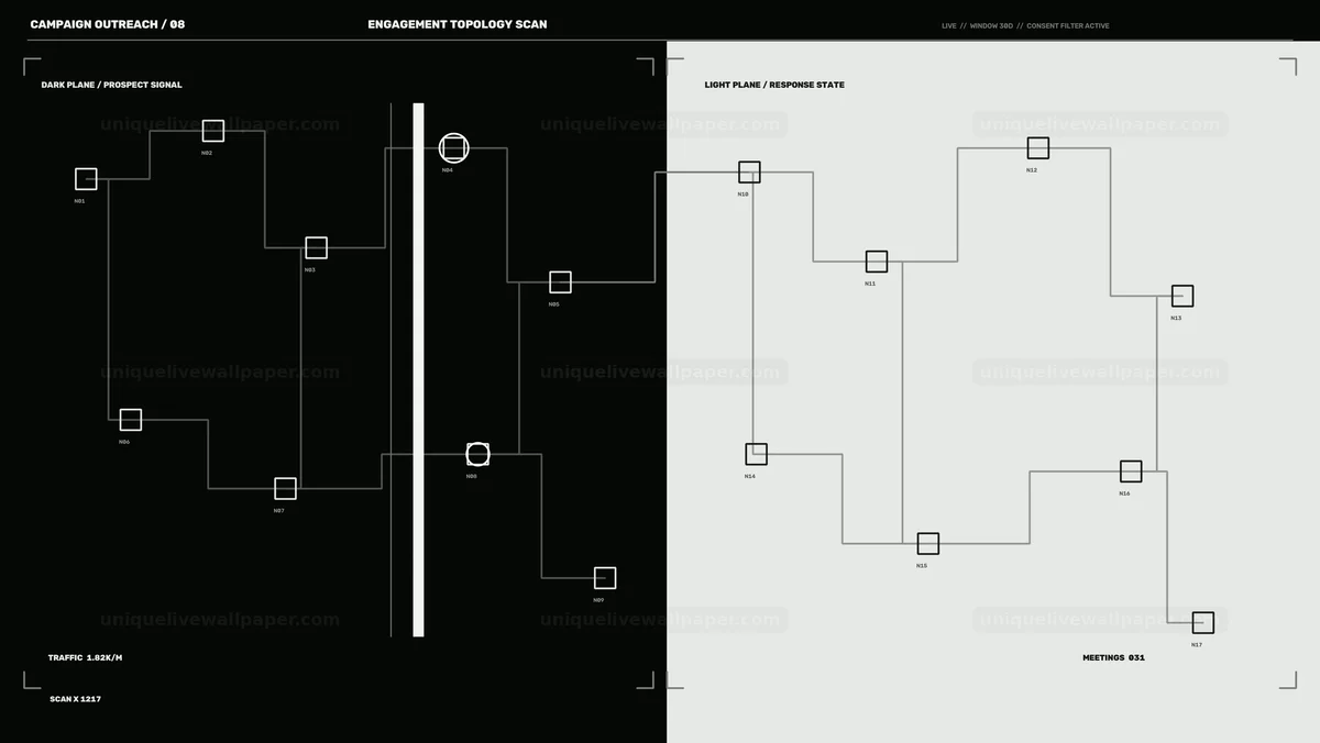 Campaign Outreach Tracking HUD Seamless Loop