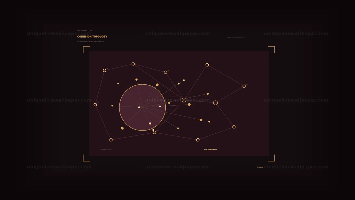 Civic Stability Risk Network HUD Seamless Loop