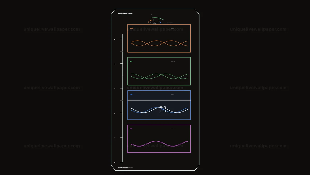 Watermarked thumbnail for Clearance Target Status Screen HUD Seamless Loop