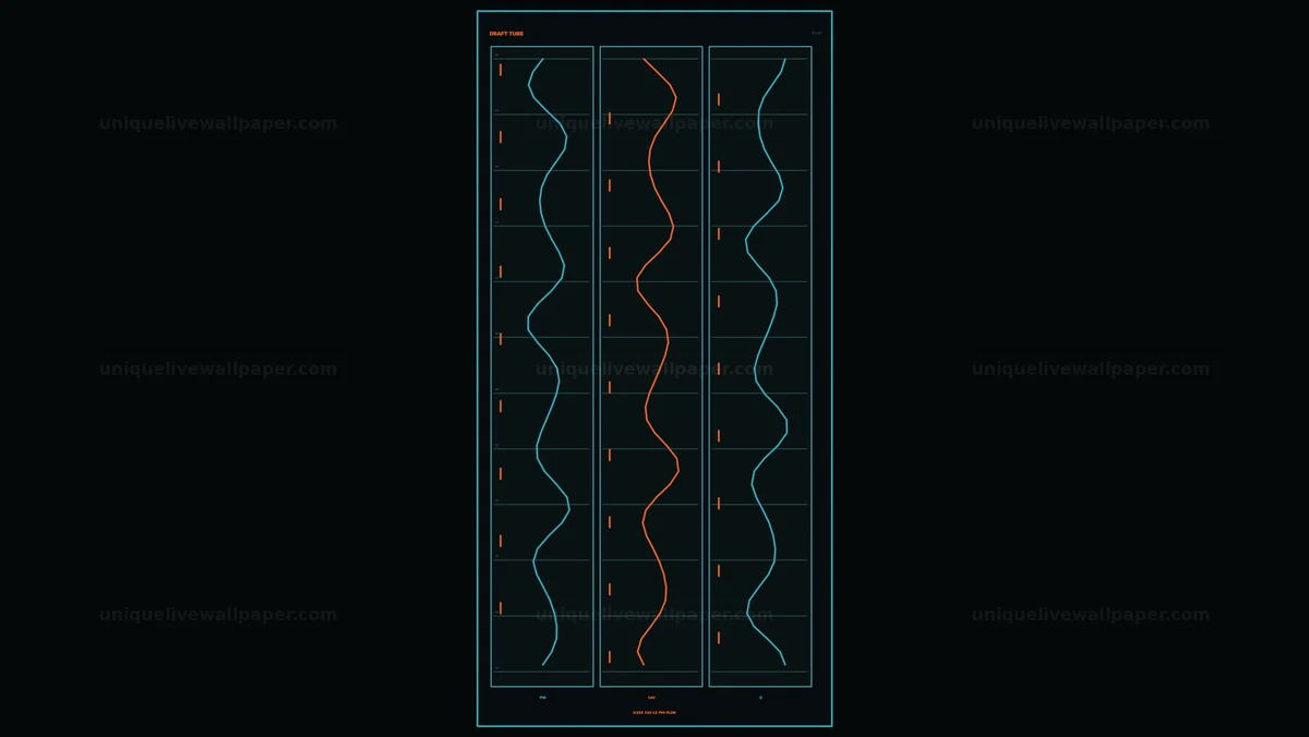 Hydroelectric Power Monitoring HUD Seamless Loop