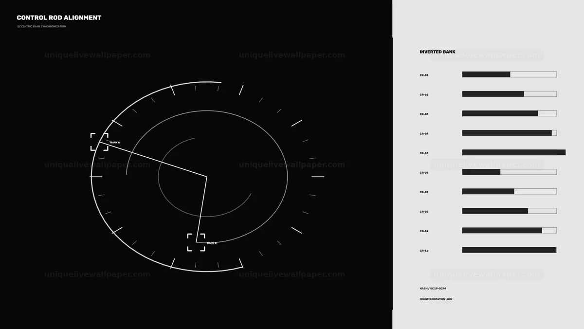 Nuclear Plant Control Rod HUD Seamless Loop