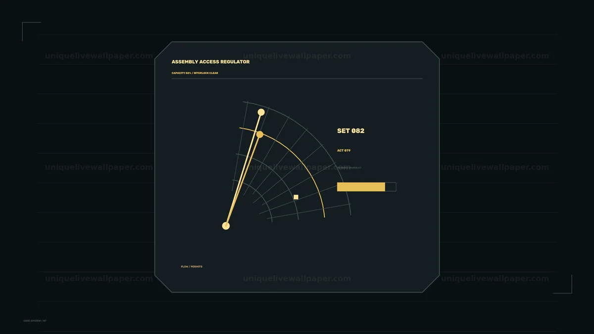 Access Regulation Status HUD Seamless Loop