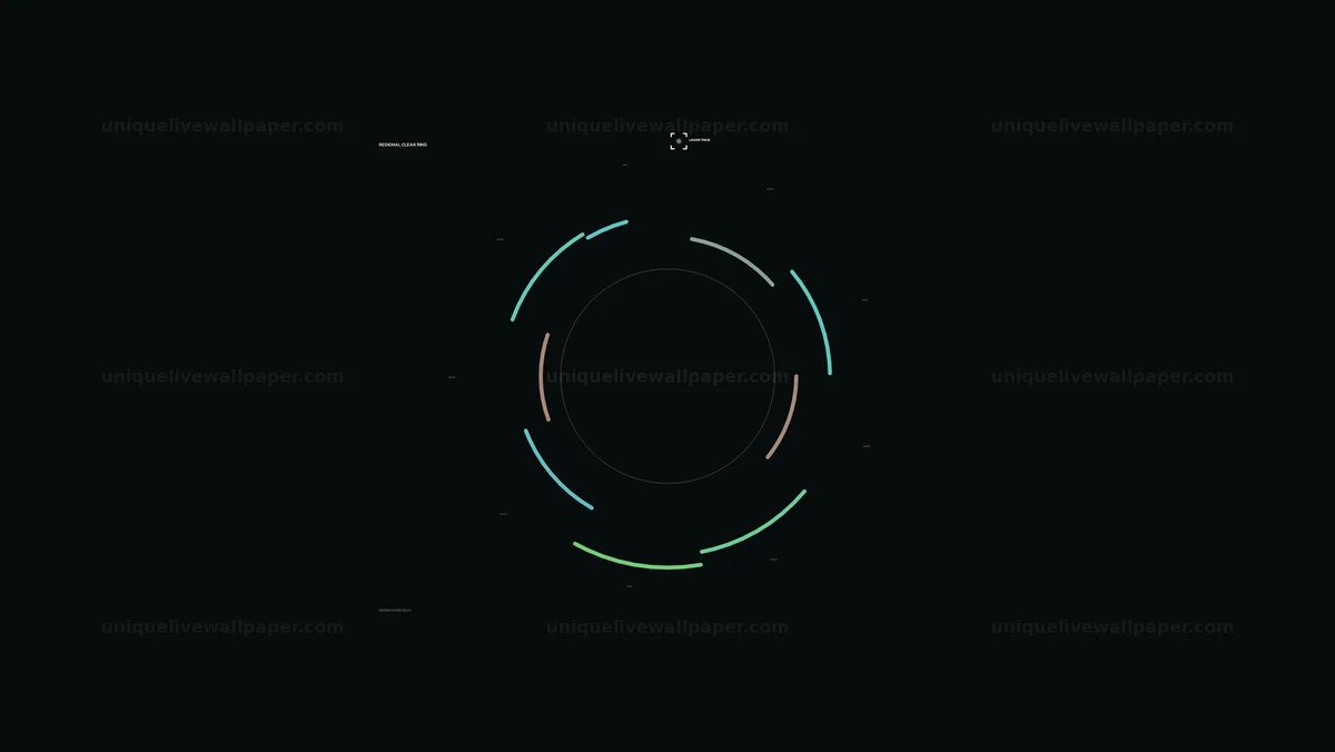 Clean Electricity Data Dashboard HUD Seamless Loop