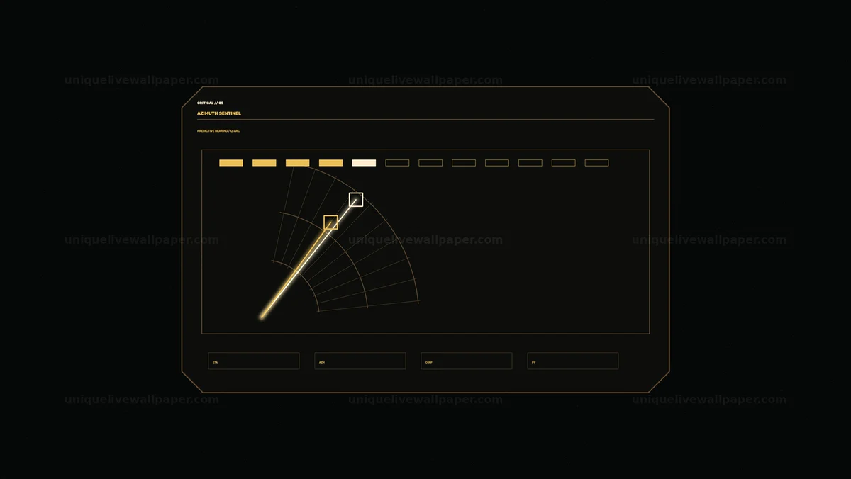 Watermarked thumbnail for Critical Warning Radar HUD Seamless Loop