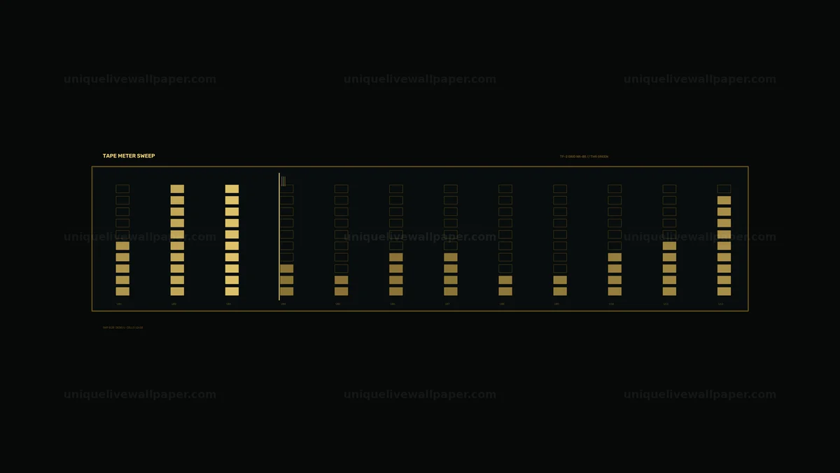 Segmented Data Meter HUD Seamless Loop