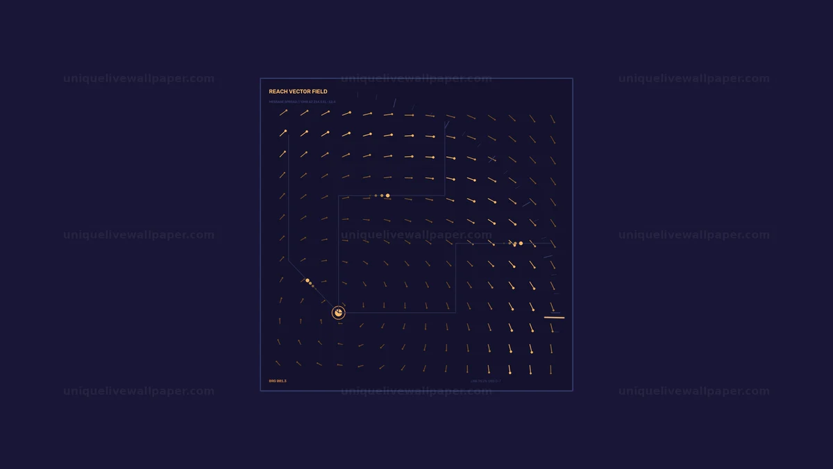 Campaign Analysis Vector Field HUD Seamless Loop