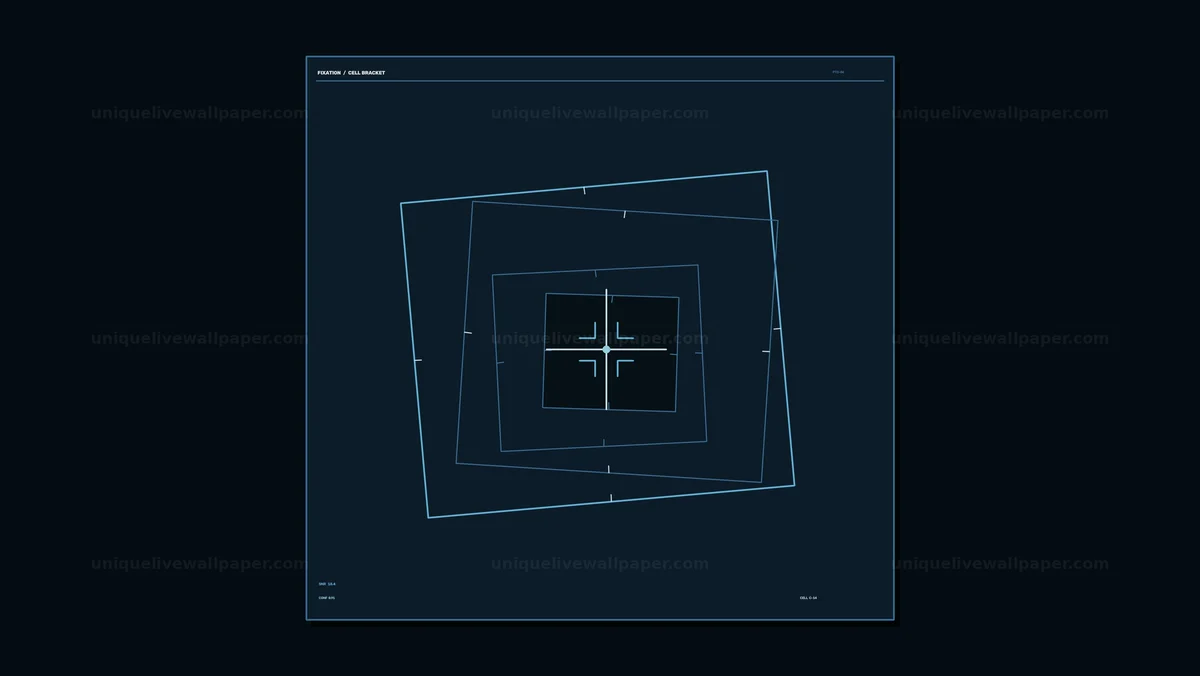Precision Target Detection Grid HUD Seamless Loop