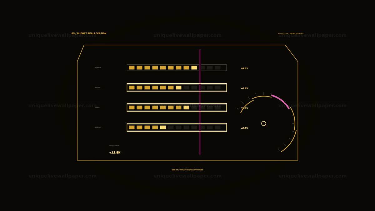 Watermarked thumbnail for Campaign Performance Display HUD Seamless Loop