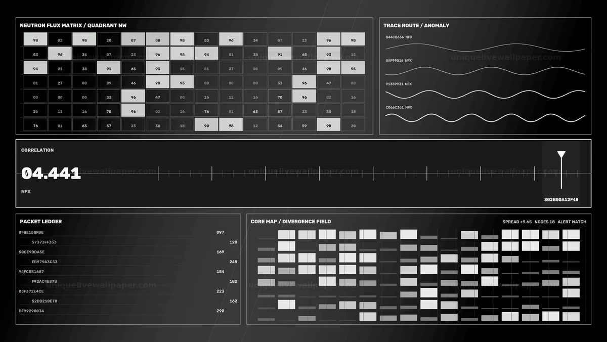 Watermarked thumbnail for Reactor Control Dashboard HUD Seamless Loop