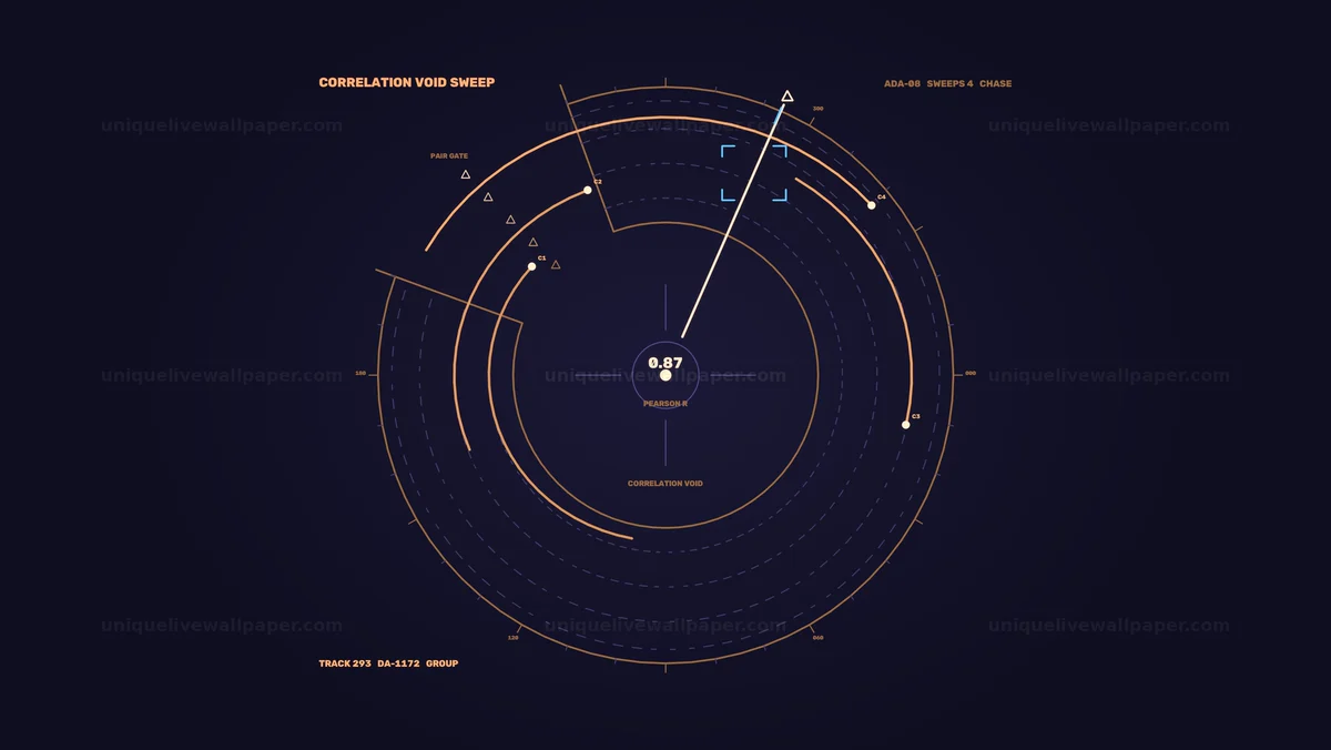 Watermarked thumbnail for Data Analysis Correlation HUD Seamless Loop