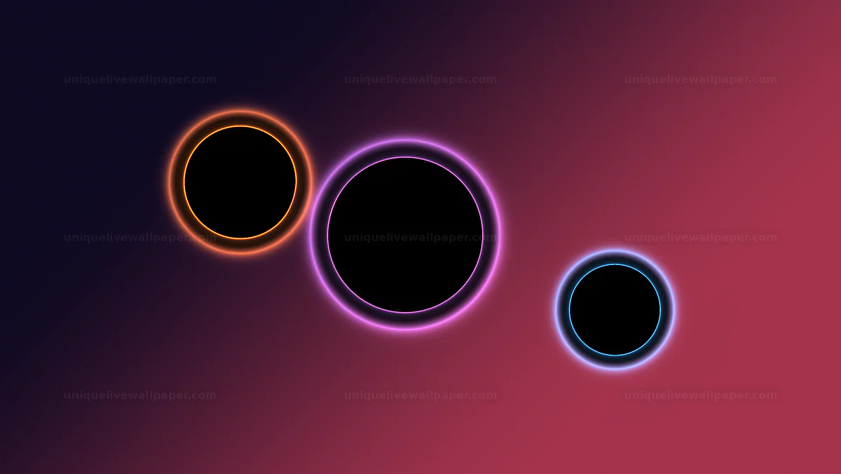 Eclipse Shadow Gradient Animation — Eclipse shadow animation with floa
