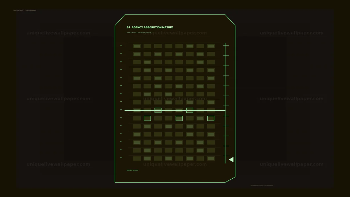 Government Takeover Alert Matrix Seamless Loop