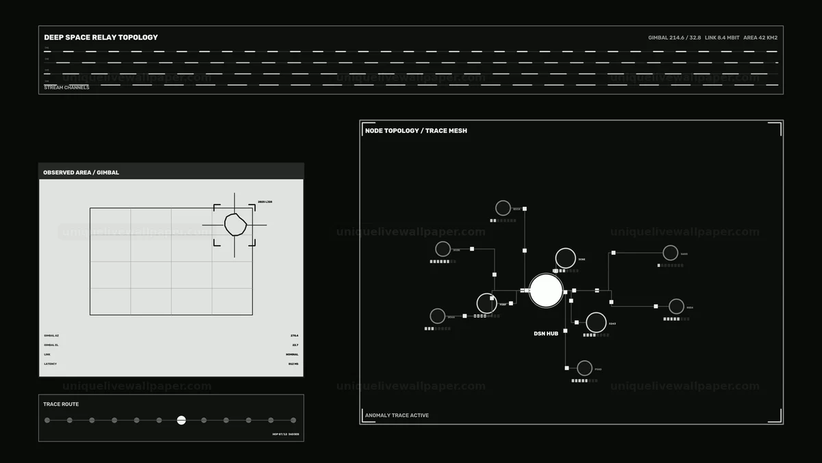 Watermarked thumbnail for Asteroid Tracking HUD Animation Seamless Loop