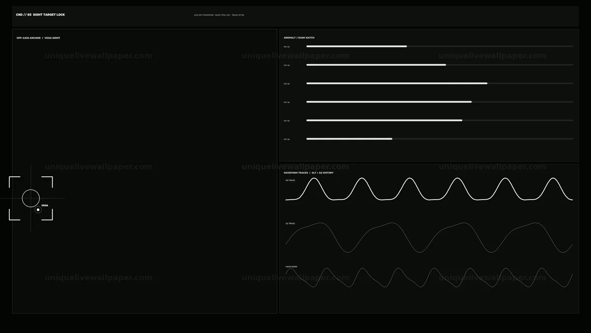 Celestial Navigation Target Lock HUD Seamless Loop
