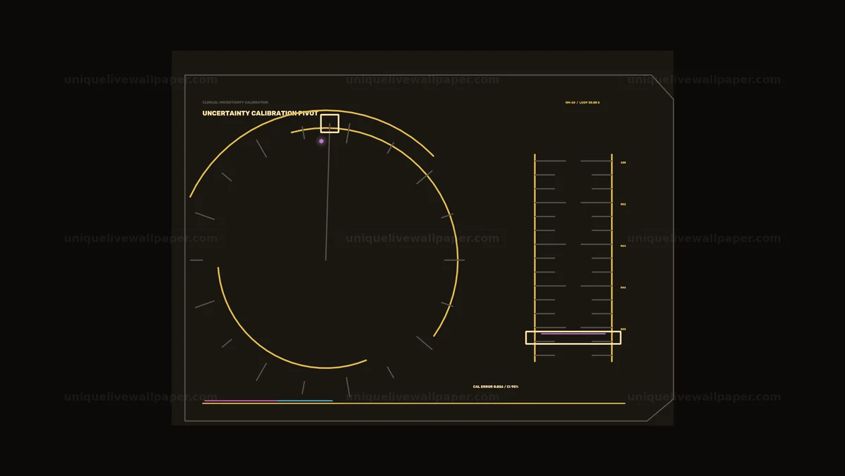 Watermarked thumbnail for Clinical Uncertainty Calibration HUD Seamless Loop