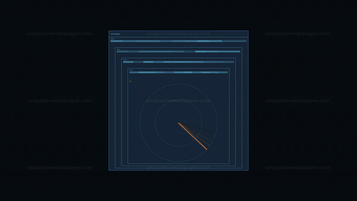 Watermarked thumbnail for Energy Sustainability Data Radar HUD Seamless Loop