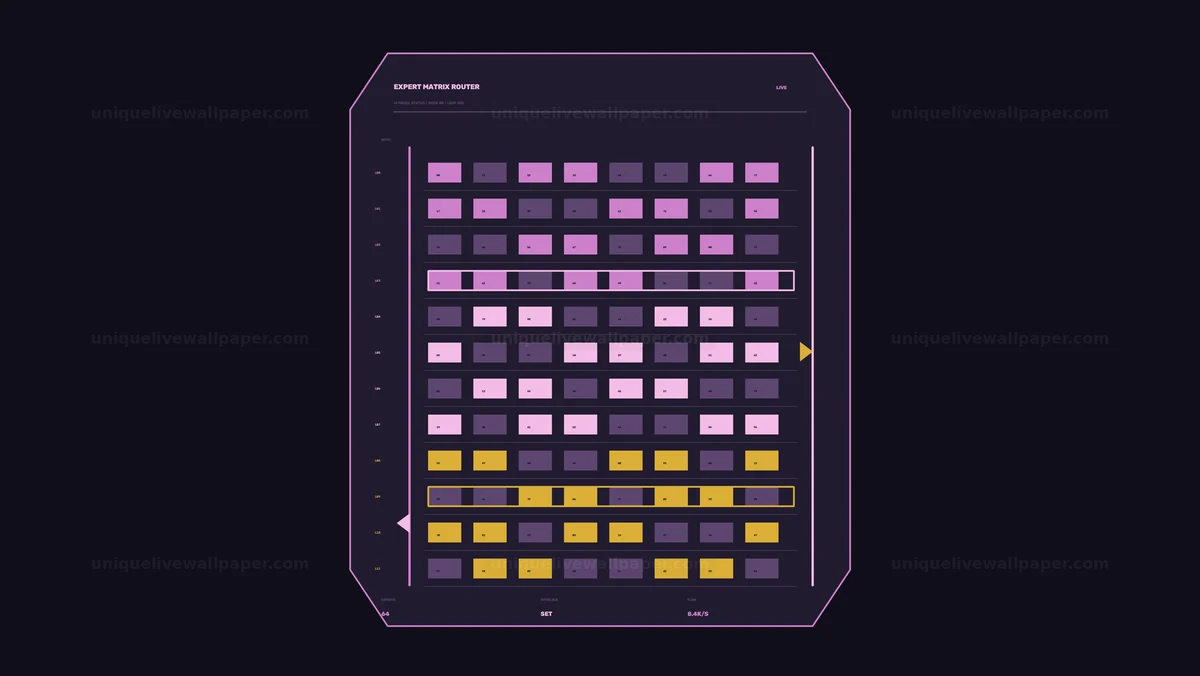 Watermarked thumbnail for AI Model Status Dashboard HUD Seamless Loop
