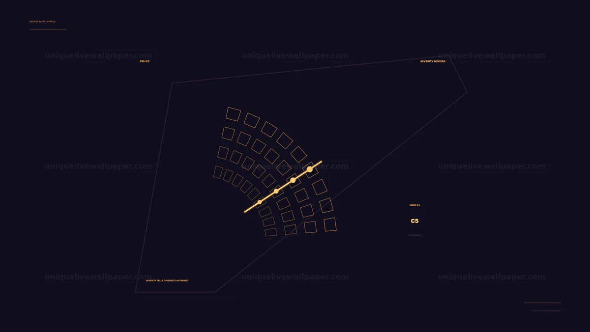 Critical Alert FUI Interface Seamless Loop