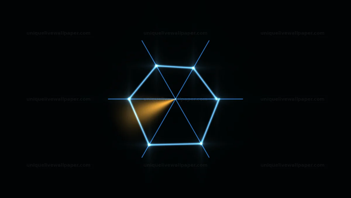 Glitter particle orbit infographic shows light moving in a pattern