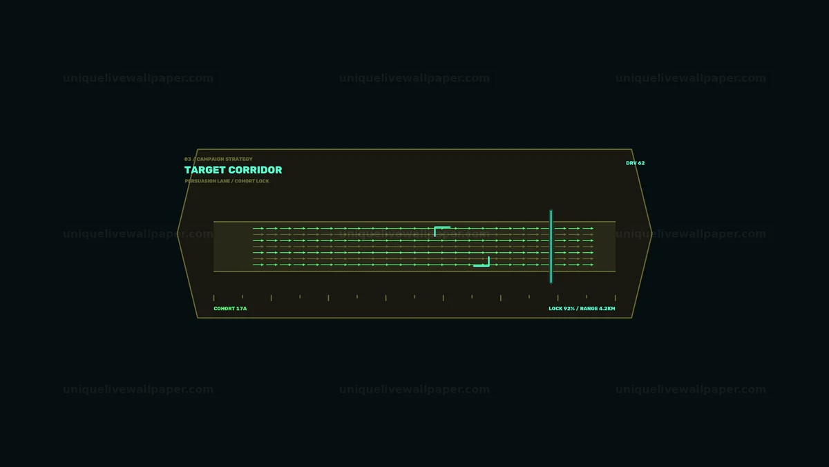 Campaign Strategy Display HUD Interface Seamless Loop