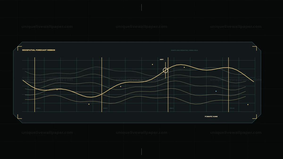 Geospatial Prediction Graph HUD Seamless Loop