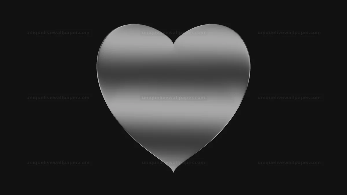 Watermarked thumbnail for Glossy Liquid Heart Form Seamless Loop
