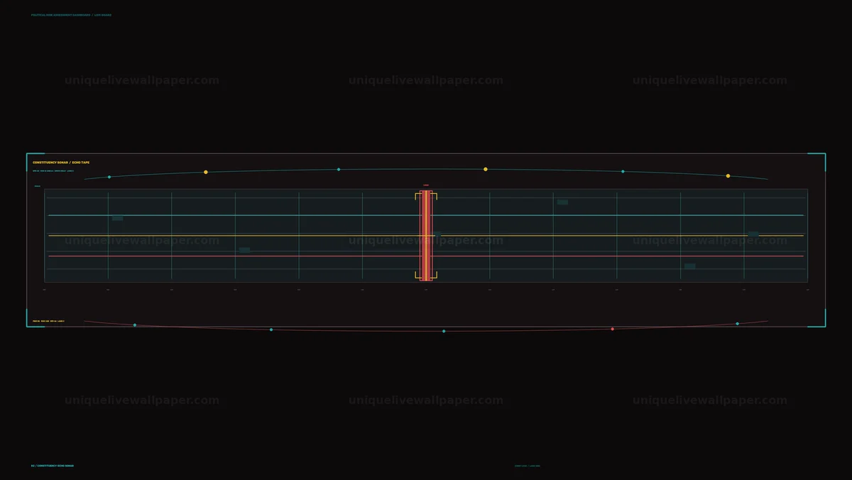 Political Risk Assessment Dashboard Data Chart Seamless Loop