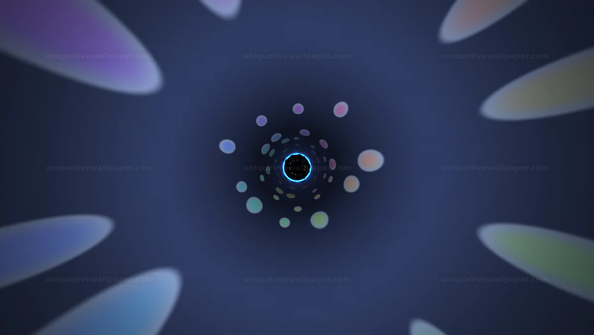 Abstract Sci-Fi Tunnel Background Seamless Loop