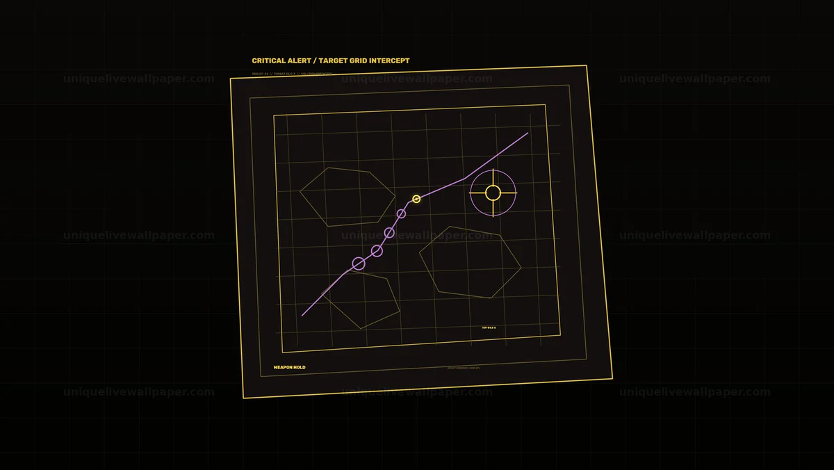 Watermarked thumbnail for Critical Alert Telemetry Panel HUD Seamless Loop