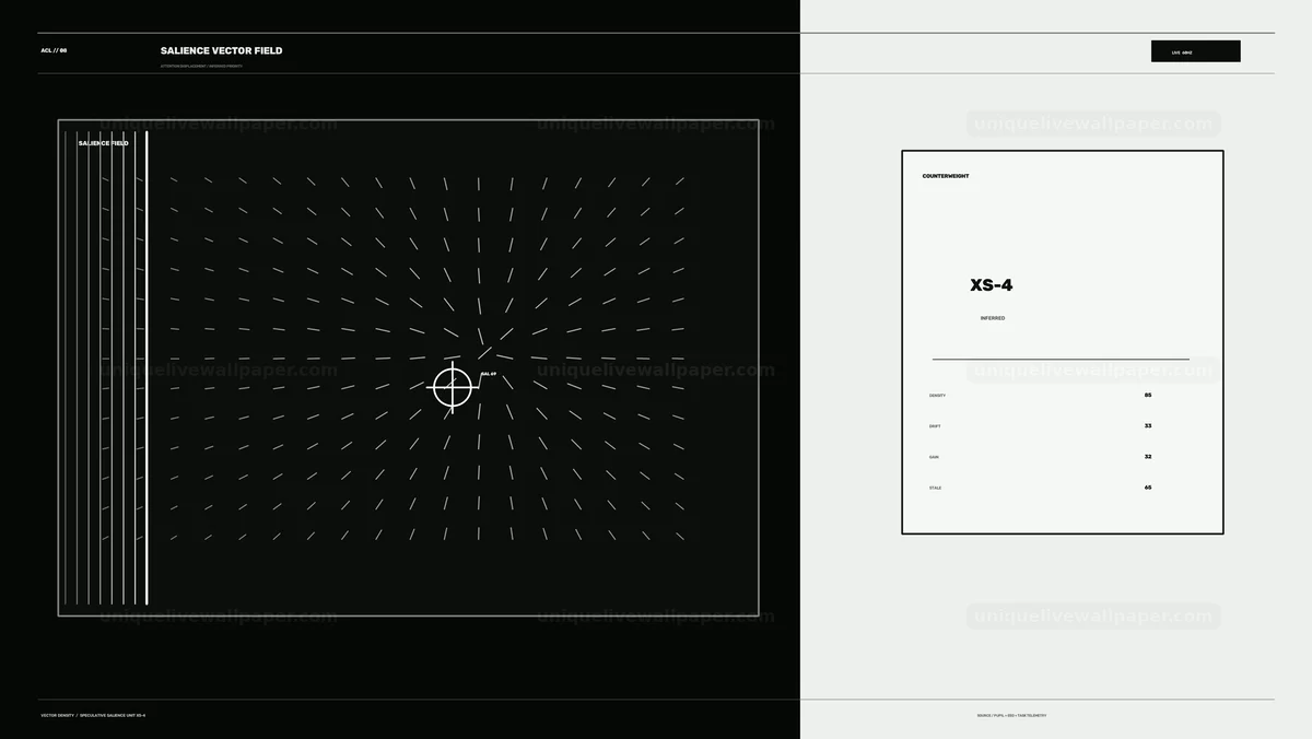 Futuristic Salience Vector Field HUD Seamless Loop