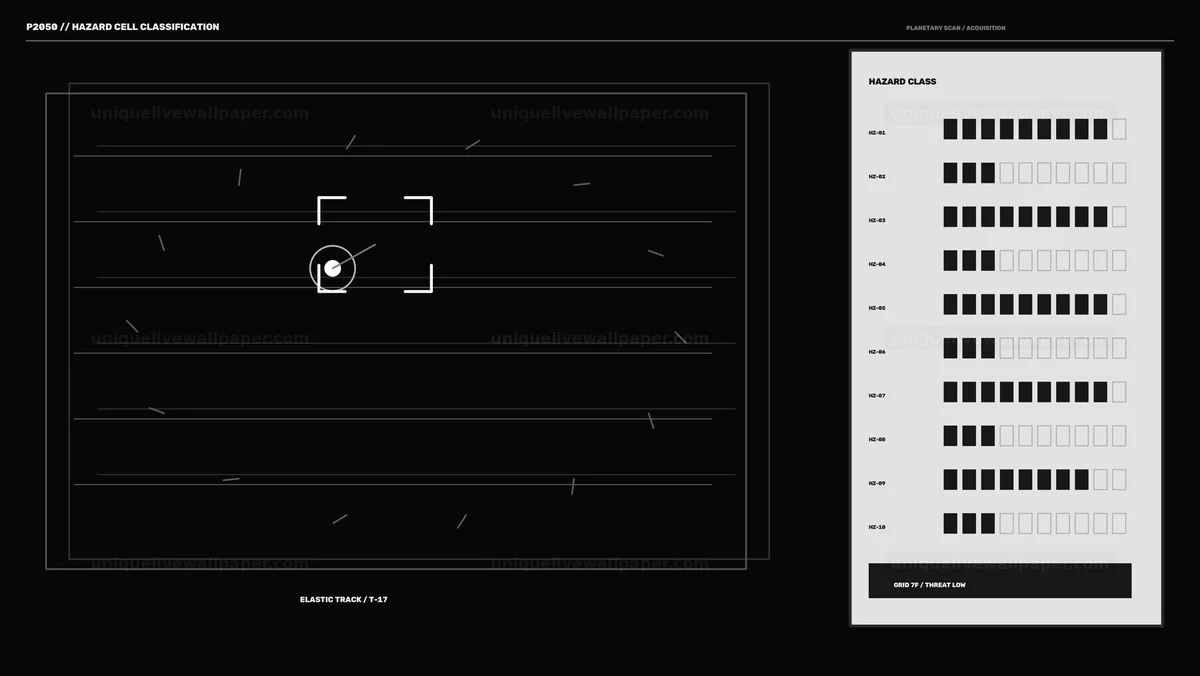 Planetary Scan Target Acquisition HUD Seamless Loop