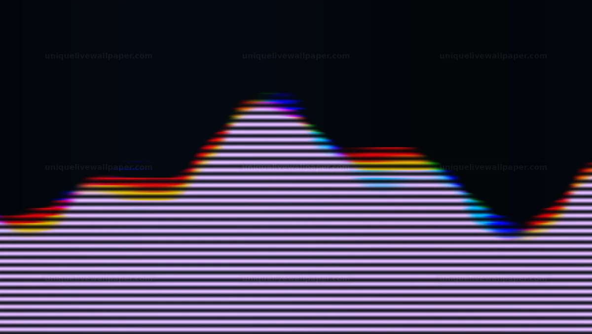 Watermarked thumbnail for Color Channel Displacement Waves Seamless Loop
