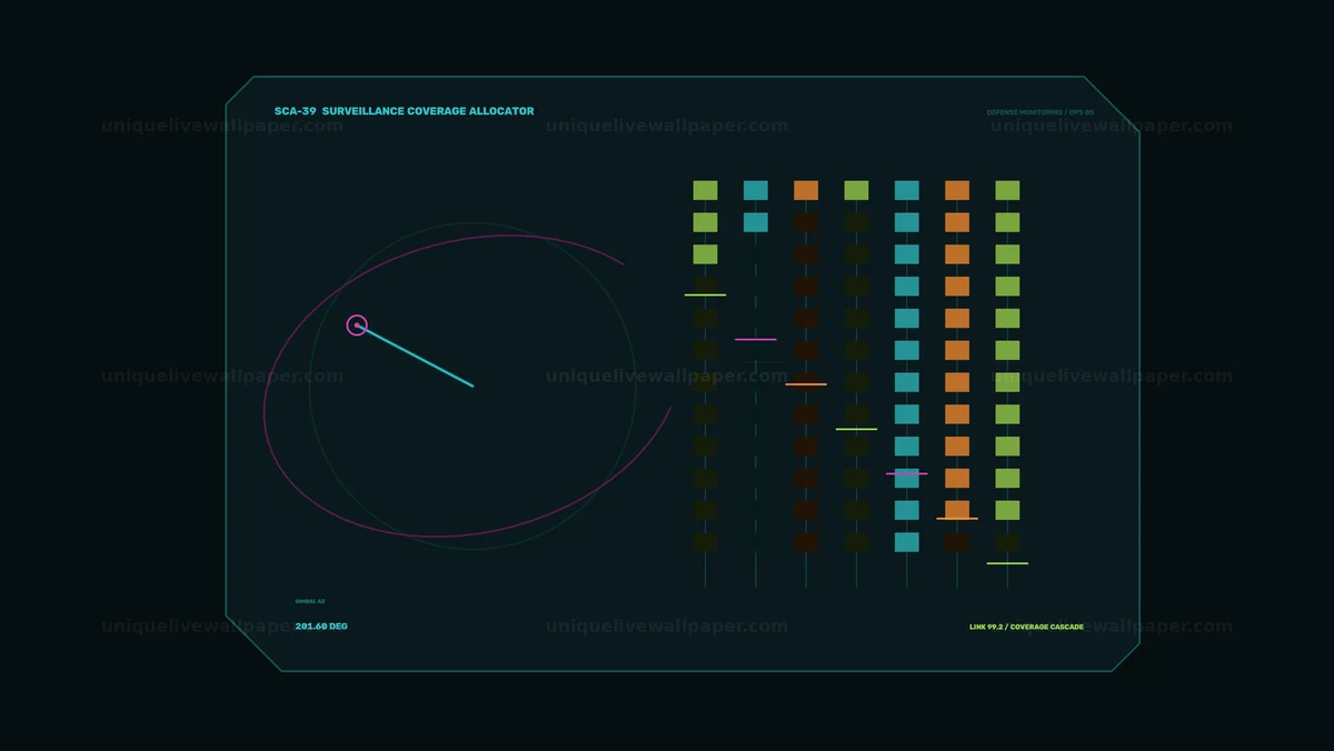 Defense Monitoring Operations Dashboard Seamless Loop