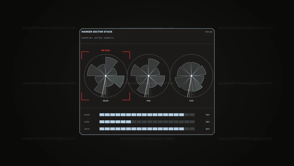 Digital Target Marker Interface Seamless Loop